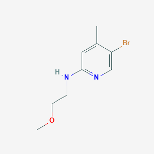 5-bromo-N-(2-methoxyethyl)-4-methylpyridin-2-amine