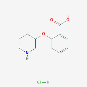 Methyl 2-(3-piperidinyloxy)benzoate hydrochloride