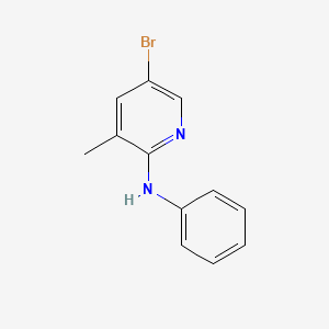 N-(5-Bromo-3-methyl-2-pyridinyl)-N-phenylamine