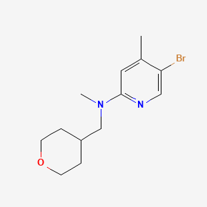 N-(5-Bromo-4-methyl-2-pyridinyl)-N-methyl-N-(tetrahydro-2H-pyran-4-ylmethyl)amine