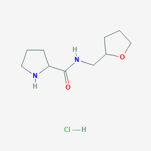 N-(Tetrahydro-2-furanylmethyl)-2-pyrrolidinecarboxamide hydrochloride
