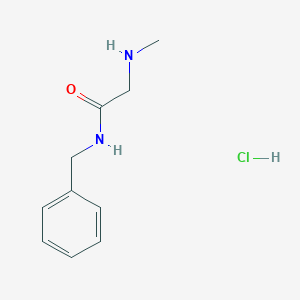 molecular formula C10H15ClN2O B1424068 N-Benzyl-2-(methylamino)acetamide hydrochloride CAS No. 860217-23-8