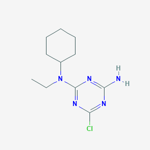 6-Chloro-N2-cyclohexyl-N2-ethyl-1,3,5-triazine-2,4-diamine