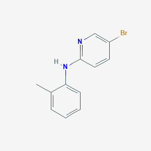 molecular formula C12H11BrN2 B1424073 N-(5-Bromo-2-pyridinyl)-N-(2-methylphenyl)amine CAS No. 1220030-52-3