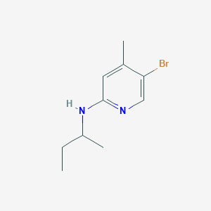 molecular formula C10H15BrN2 B1424074 N-(5-Bromo-4-methyl-2-pyridinyl)-N-(sec-butyl)amine CAS No. 1220027-74-6