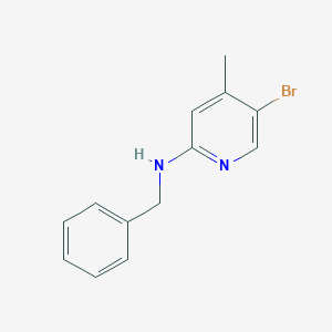 molecular formula C13H13BrN2 B1424078 N-Benzyl-5-bromo-4-methyl-2-pyridinamine CAS No. 1219964-62-1