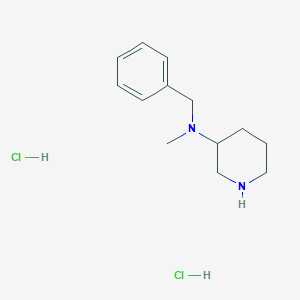 molecular formula C13H22Cl2N2 B1424079 N-Benzyl-N-methyl-3-piperidinamine dihydrochloride CAS No. 1220037-82-0