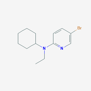 molecular formula C13H19BrN2 B1424089 5-bromo-N-cyclohexyl-N-ethylpyridin-2-amine CAS No. 1220038-76-5