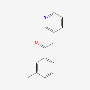 molecular formula C14H13NO B14240892 1-(3-Methylphenyl)-2-(3-pyridyl)ethanone CAS No. 224040-90-8