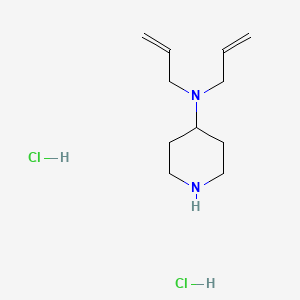 molecular formula C11H22Cl2N2 B1424094 N,N-Diallyl-4-piperidinamine dihydrochloride CAS No. 1219979-80-2