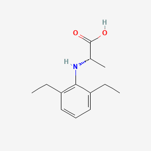 molecular formula C13H19NO2 B14240942 N-(2,6-Diethylphenyl)-L-alanine CAS No. 500362-36-7