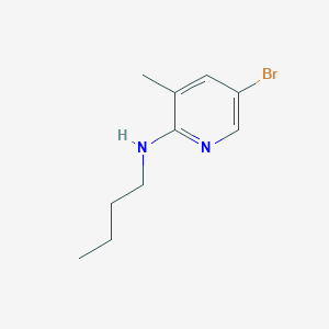 molecular formula C10H15BrN2 B1424096 5-bromo-N-butyl-3-methylpyridin-2-amine CAS No. 1220034-20-7