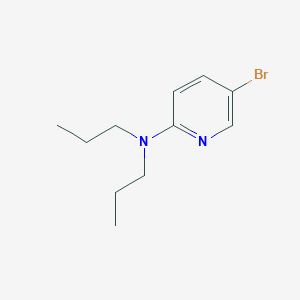 molecular formula C11H17BrN2 B1424105 N-(5-溴-2-吡啶基)-N,N-二丙胺 CAS No. 200064-12-6