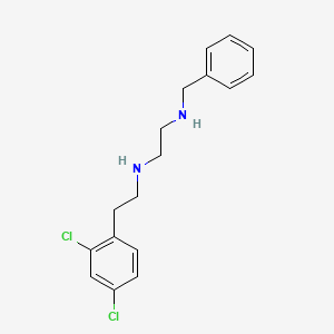 molecular formula C17H20Cl2N2 B14241135 N'-benzyl-N-[2-(2,4-dichlorophenyl)ethyl]ethane-1,2-diamine CAS No. 627523-35-7