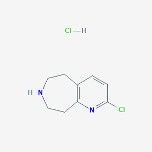 2-Chloro-6,7,8,9-tetrahydro-5H-pyrido[2,3-d]azepine hydrochloride