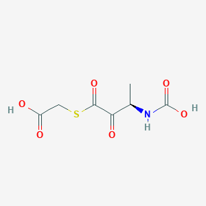 molecular formula C7H9NO6S B14241166 {[(3R)-3-(Carboxyamino)-2-oxobutanoyl]sulfanyl}acetic acid CAS No. 392235-55-1