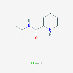 molecular formula C9H19ClN2O B1424120 N-Isopropyl-2-piperidinecarboxamide hydrochloride CAS No. 1236261-07-6