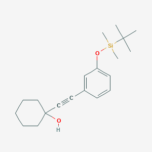 molecular formula C20H30O2Si B14241328 Agn-PC-0nfcbl CAS No. 188957-23-5