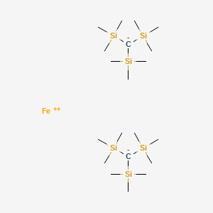 molecular formula C20H54FeSi6 B14241434 Iron(2+) bis[tris(trimethylsilyl)methanide] CAS No. 345950-17-6
