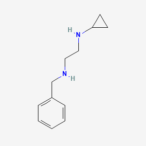 molecular formula C12H18N2 B1424151 N-(2-(Benzylamino)ethyl) cyclopropanamine CAS No. 736908-55-7