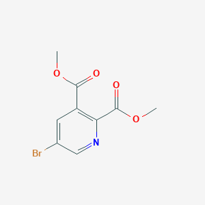 molecular formula C9H8BrNO4 B1424152 Dimethyl 5-bromopyridine-2,3-dicarboxylate CAS No. 521980-82-5