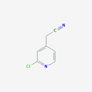 molecular formula C7H5ClN2 B1424153 2-(2-Chloropyridin-4-YL)acetonitrile CAS No. 1000565-45-6