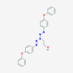 molecular formula C26H23N5O3 B14241632 2-[Bis[(4-phenoxyphenyl)diazenyl]amino]ethanol CAS No. 185738-66-3