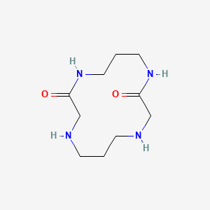 molecular formula C10H20N4O2 B14241808 1,4,8,11-Tetraazacyclotetradecane-2,10-dione CAS No. 188686-55-7