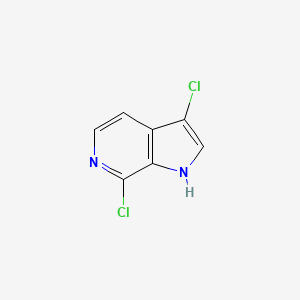molecular formula C7H4Cl2N2 B1424182 3,7-dichloro-1H-pyrrolo[2,3-c]pyridine CAS No. 1190317-44-2