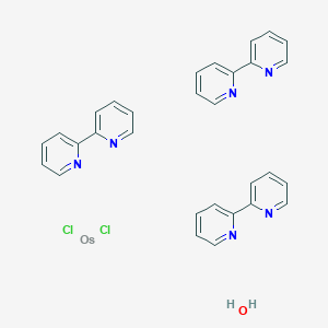 molecular formula C30H26Cl2N6OOs B14241826 Dichloroosmium;2-pyridin-2-ylpyridine;hydrate CAS No. 222958-27-2