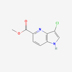 molecular formula C9H7ClN2O2 B1424184 methyl 3-chloro-1H-pyrrolo[3,2-b]pyridine-5-carboxylate CAS No. 1190310-67-8