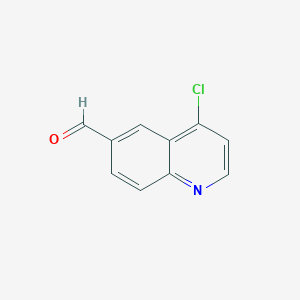 molecular formula C10H6ClNO B1424190 4-Chloroquinoline-6-carbaldehyde CAS No. 676256-25-0