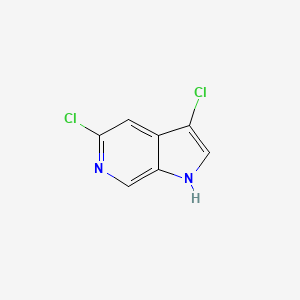 molecular formula C7H4Cl2N2 B1424194 3,5-dichloro-1H-pyrrolo[2,3-c]pyridine CAS No. 1190320-38-7