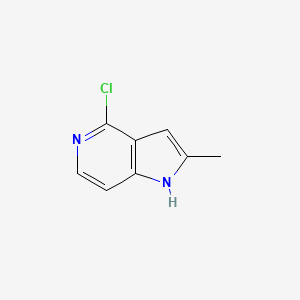 molecular formula C8H7ClN2 B1424205 4-Chloro-2-methyl-1H-pyrrolo[3,2-c]pyridine CAS No. 854018-87-4