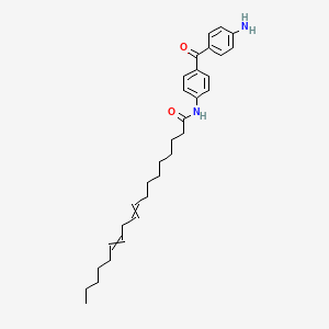 molecular formula C31H42N2O2 B14242051 N-[4-(4-aminobenzoyl)phenyl]octadeca-9,12-dienamide CAS No. 451445-35-5