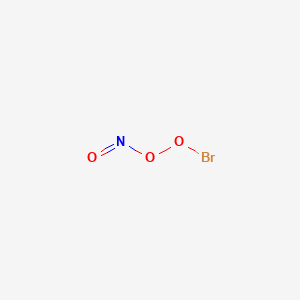 molecular formula BrNO3 B14242088 Bromooxy nitrite CAS No. 497106-36-2