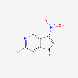 6-chloro-3-nitro-1H-pyrrolo[3,2-c]pyridine