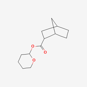 molecular formula C13H20O3 B14242148 Oxan-2-yl bicyclo[2.2.1]heptane-2-carboxylate CAS No. 359635-45-3