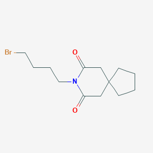 B142422 8-(4-Bromobutyl)-8-azaspiro[4.5]decane-7,9-dione CAS No. 80827-62-9