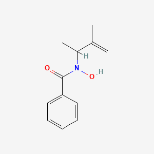 molecular formula C12H15NO2 B14242224 Benzamide, N-(1,2-dimethyl-2-propenyl)-N-hydroxy- CAS No. 208343-89-9