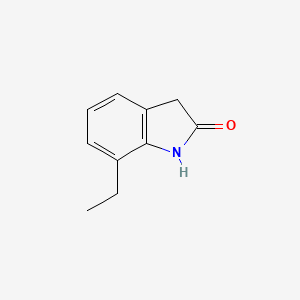 molecular formula C10H11NO B1424223 7-ethyl-2,3-dihydro-1H-indol-2-one CAS No. 73425-09-9