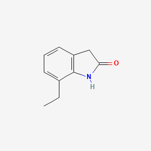 molecular formula C10H11NO B1424223 7-Ethyl-1,3-dihydro-2H-indol-2-one CAS No. 73425-09-9