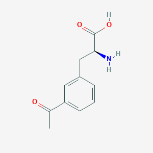 molecular formula C11H13NO3 B14242318 m-Acetylphenylalanine CAS No. 474519-58-9
