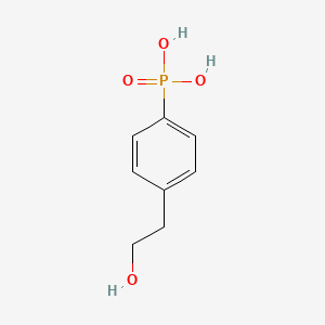 molecular formula C8H11O4P B14242345 [4-(2-Hydroxyethyl)phenyl]phosphonic acid CAS No. 246167-08-8