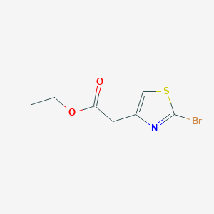 molecular formula C7H8BrNO2S B1424239 Ethyl 2-(2-bromothiazol-4-yl)acetate CAS No. 56355-79-4