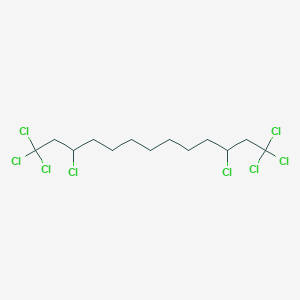 molecular formula C13H20Cl8 B1424250 1,1,1,3,11,13,13,13-Octachlorotridecane CAS No. 865306-24-7