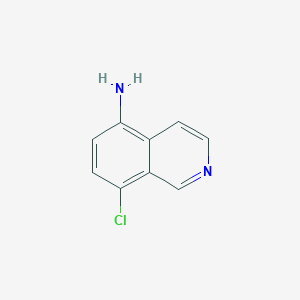 molecular formula C9H7ClN2 B1424258 8-Chloroisoquinolin-5-amine CAS No. 934554-41-3