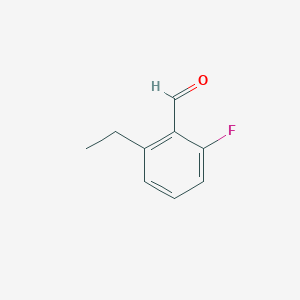 molecular formula C9H9FO B1424259 2-Ethyl-6-fluorobenzaldehyde CAS No. 929022-03-7