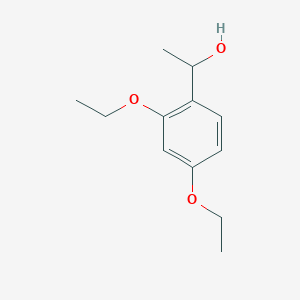 molecular formula C12H18O3 B1424267 1-(2,4-Diethoxyphenyl)ethanol CAS No. 1141669-81-9