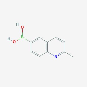molecular formula C10H10BNO2 B1424268 (2-Methyl-6-quinolinyl)boronic acid CAS No. 1092790-20-9